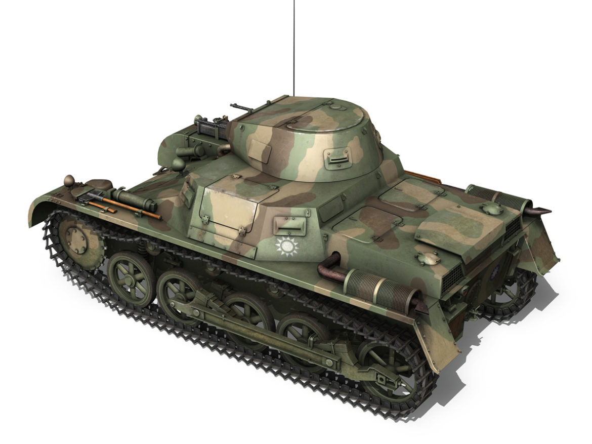 panzer 1 – pzkpfw 1 ausf.a – china 3d model 3ds c4d lwo obj 264083
