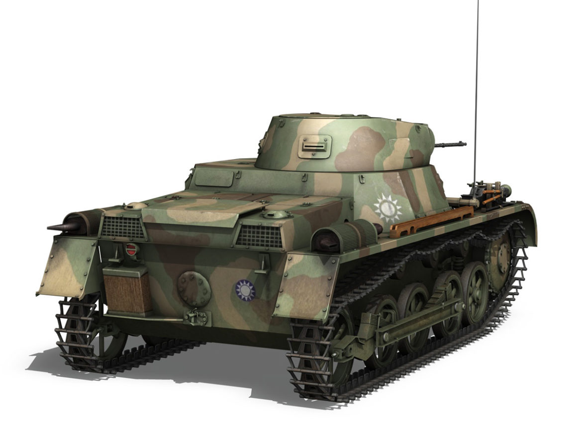 panzer 1 – pzkpfw 1 ausf.a – china 3d model 3ds c4d lwo obj 264084