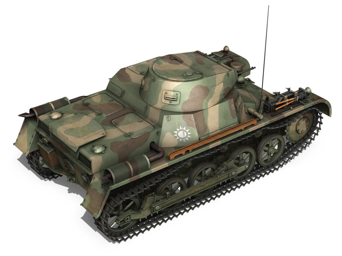 panzer 1 – pzkpfw 1 ausf.a – china 3d model 3ds c4d lwo obj 264085