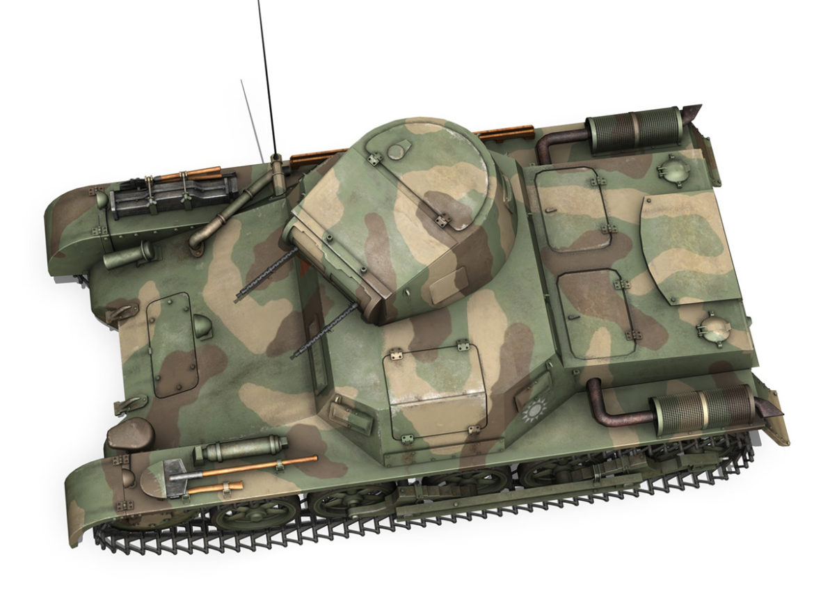 panzer 1 – pzkpfw 1 ausf.a – china 3d model 3ds c4d lwo obj 264088