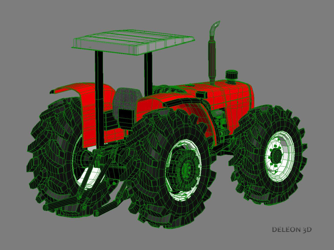 tractor generic 3d model max max max c4d fbx lxo obj stl jpeg 264127