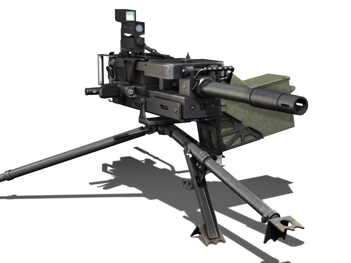 gmg 40mm grenade machine gun 3d model 3ds c4d lwo obj 264282