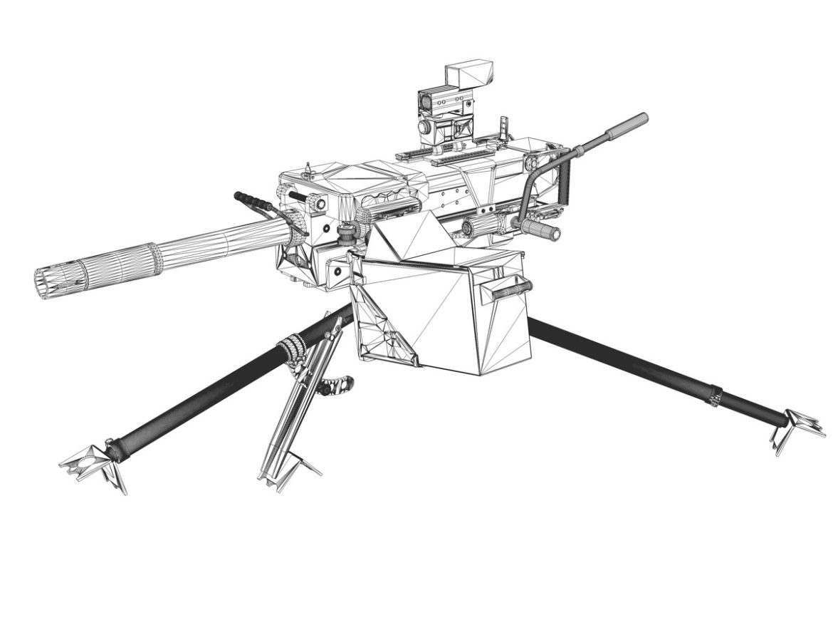 gmg 40mm grenade machine gun 3d model 3ds c4d lwo obj 264289