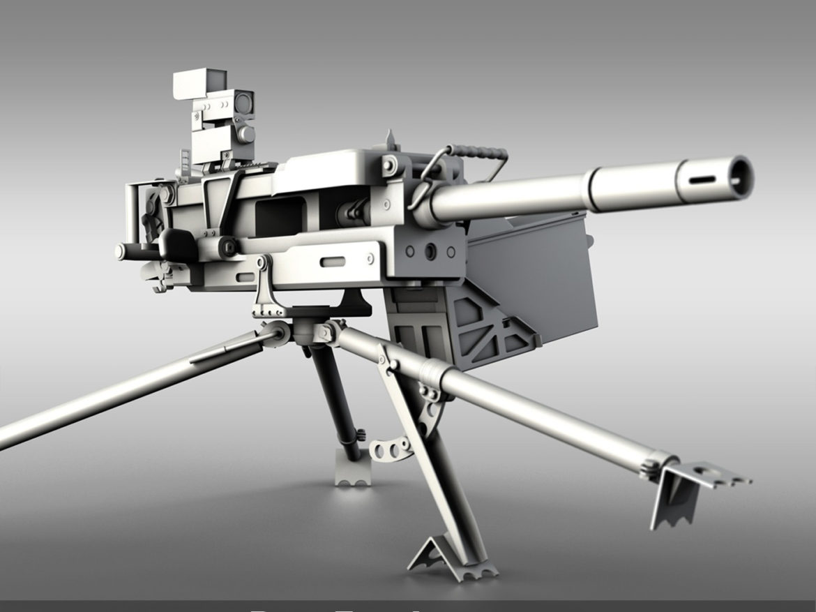 40mm grenade machine gun gmg 3d model c4d lwo 3dm obj 264295