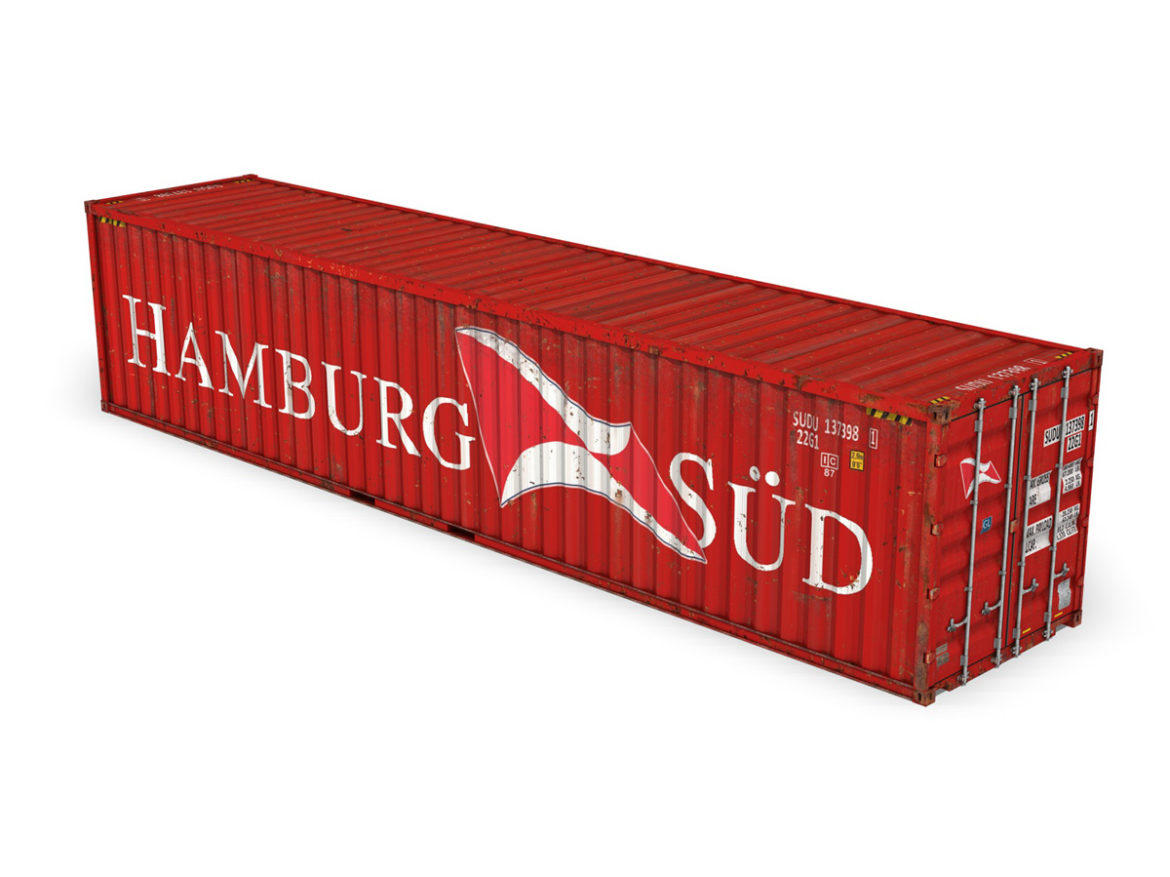 40ft shipping container – hamburg sued 3d model 3ds fbx lwo lw lws obj c4d 264941