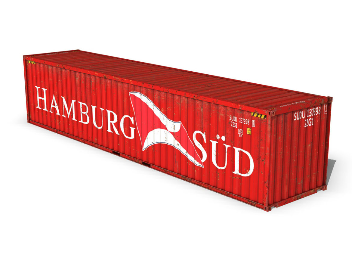 40ft shipping container – hamburg sued 3d model 3ds fbx lwo lw lws obj c4d 264944