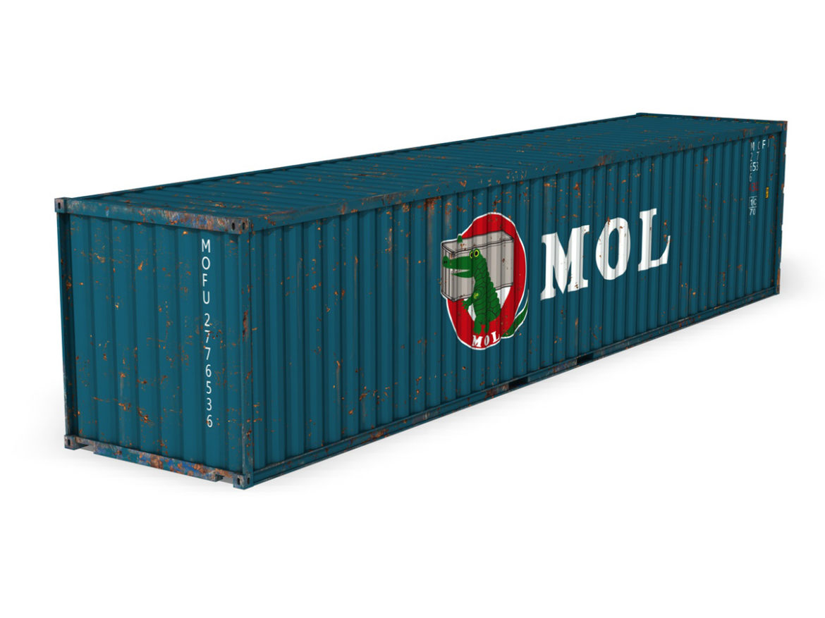 40ft shipping container – mol 3d model 3ds fbx lwo lw lws obj c4d 265137