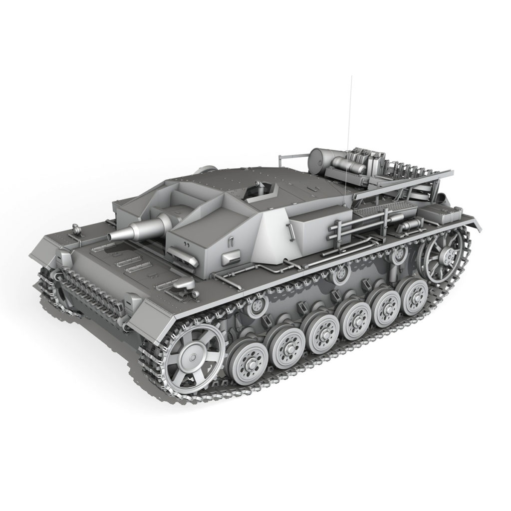 StuG III - Ausf.D - StuG Abt 192 - Winter Camo 3D Model - FlatPyramid