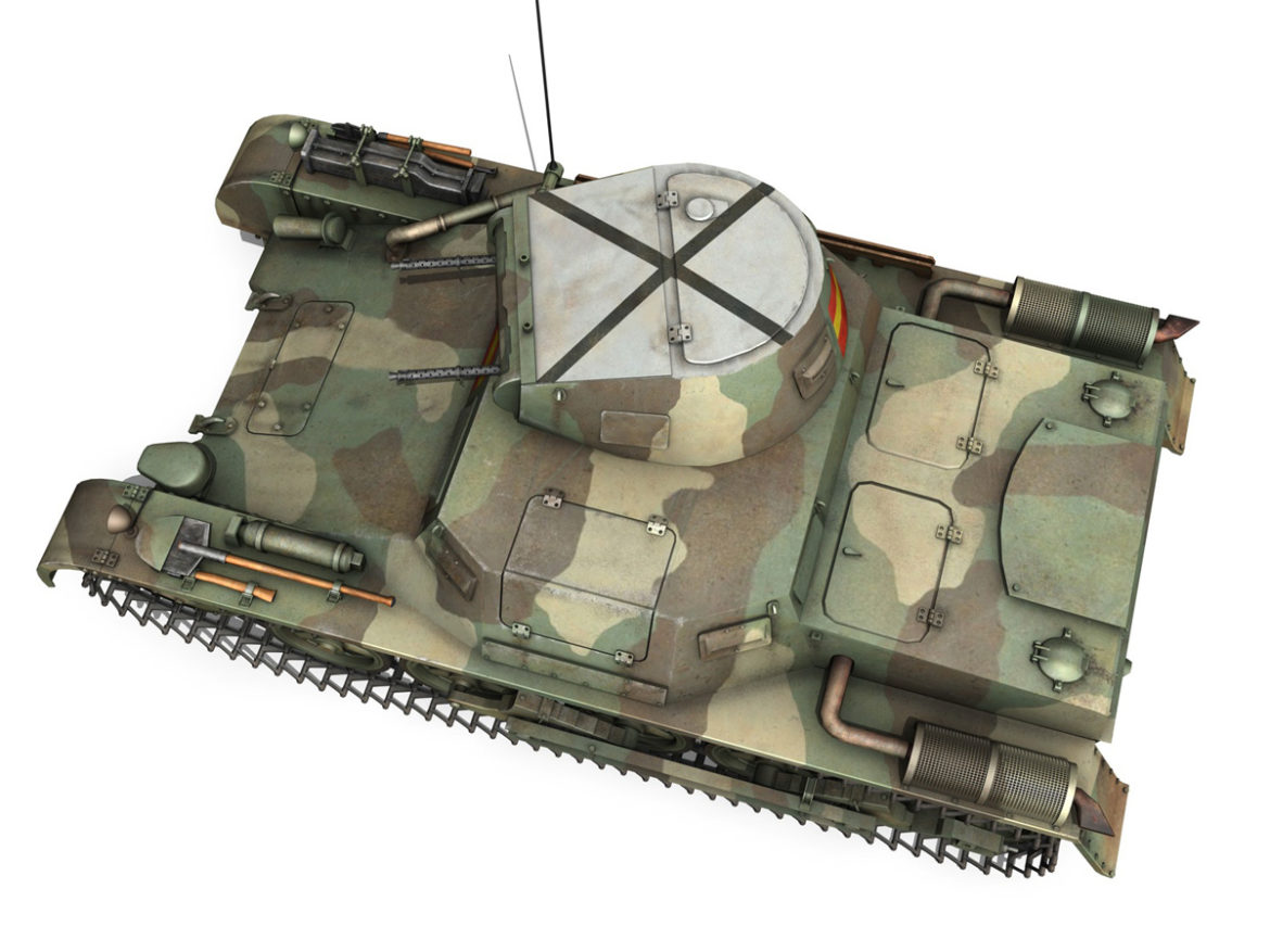pzkpfw 1 – panzer 1 – ausf. a – g 3d model 3ds fbx lwo lw lws obj c4d 265455