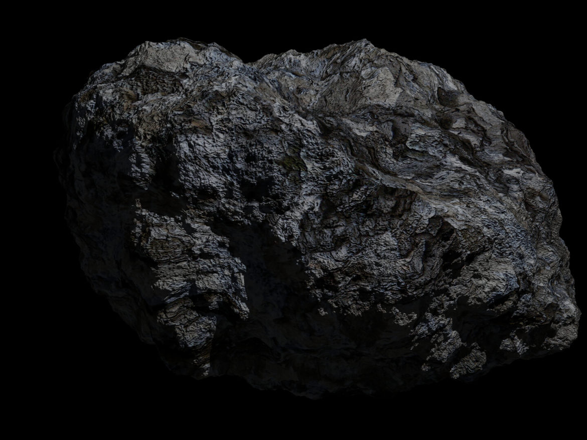 fantasy asteroid 3d model 3ds blend dae obj 266929