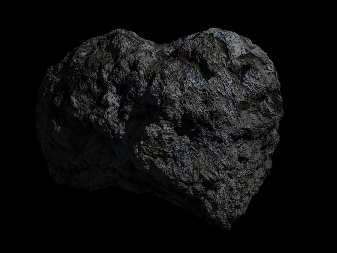 fantasy asteroid 3d model 3ds blend dae obj 266930