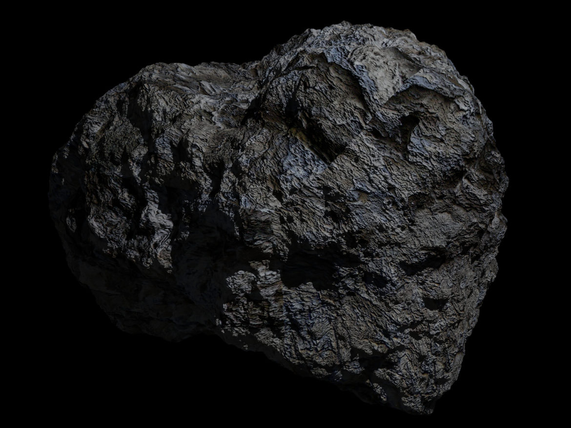 fantasy asteroid 3d model 3ds blend dae obj 266931