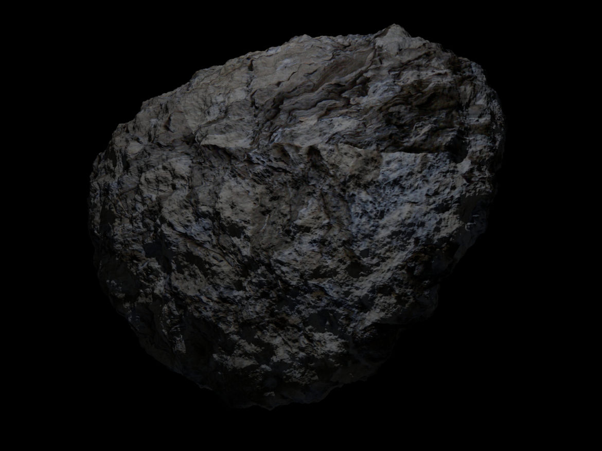 fantasy asteroid 3d model 3ds blend dae obj 266932