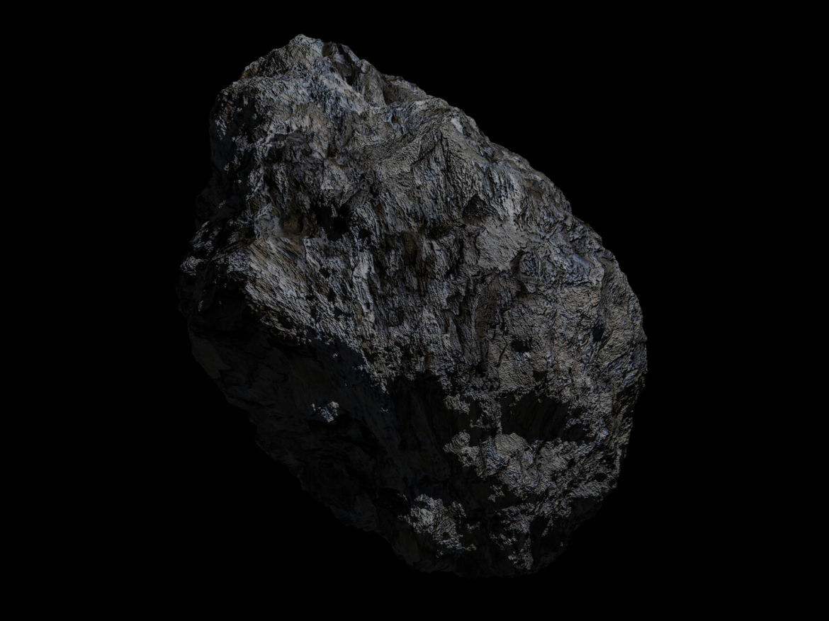 fantasy asteroid 3d model 3ds blend dae obj 266933