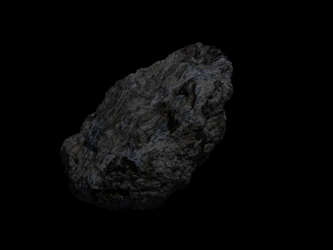 fantasy asteroid 3d model 3ds blend dae obj 266936