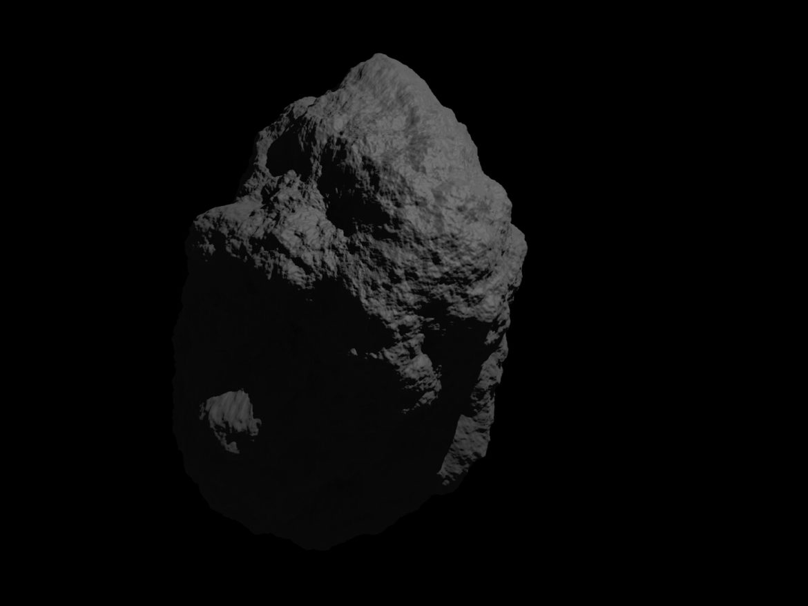fantasy asteroid 3d model 3ds blend dae obj 266939