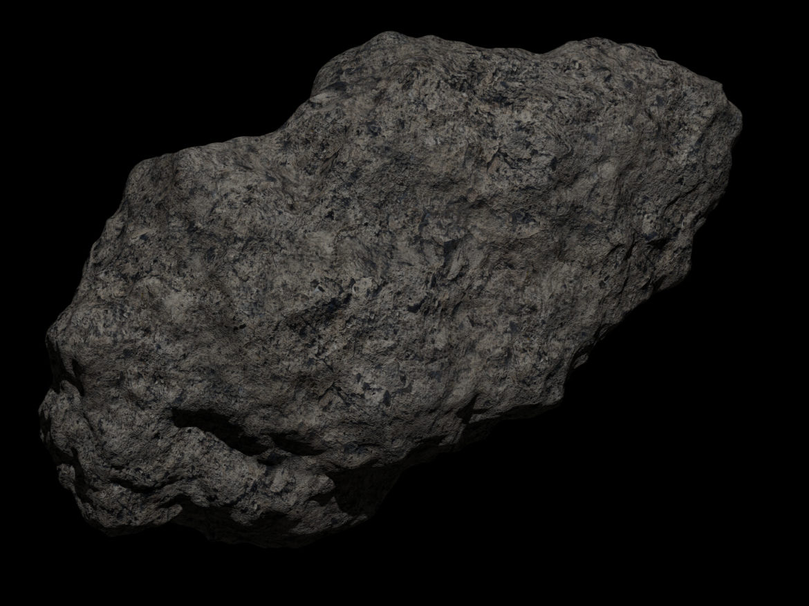 fantasy asteroid 2 3d model 3ds blend dae fbx obj 267191