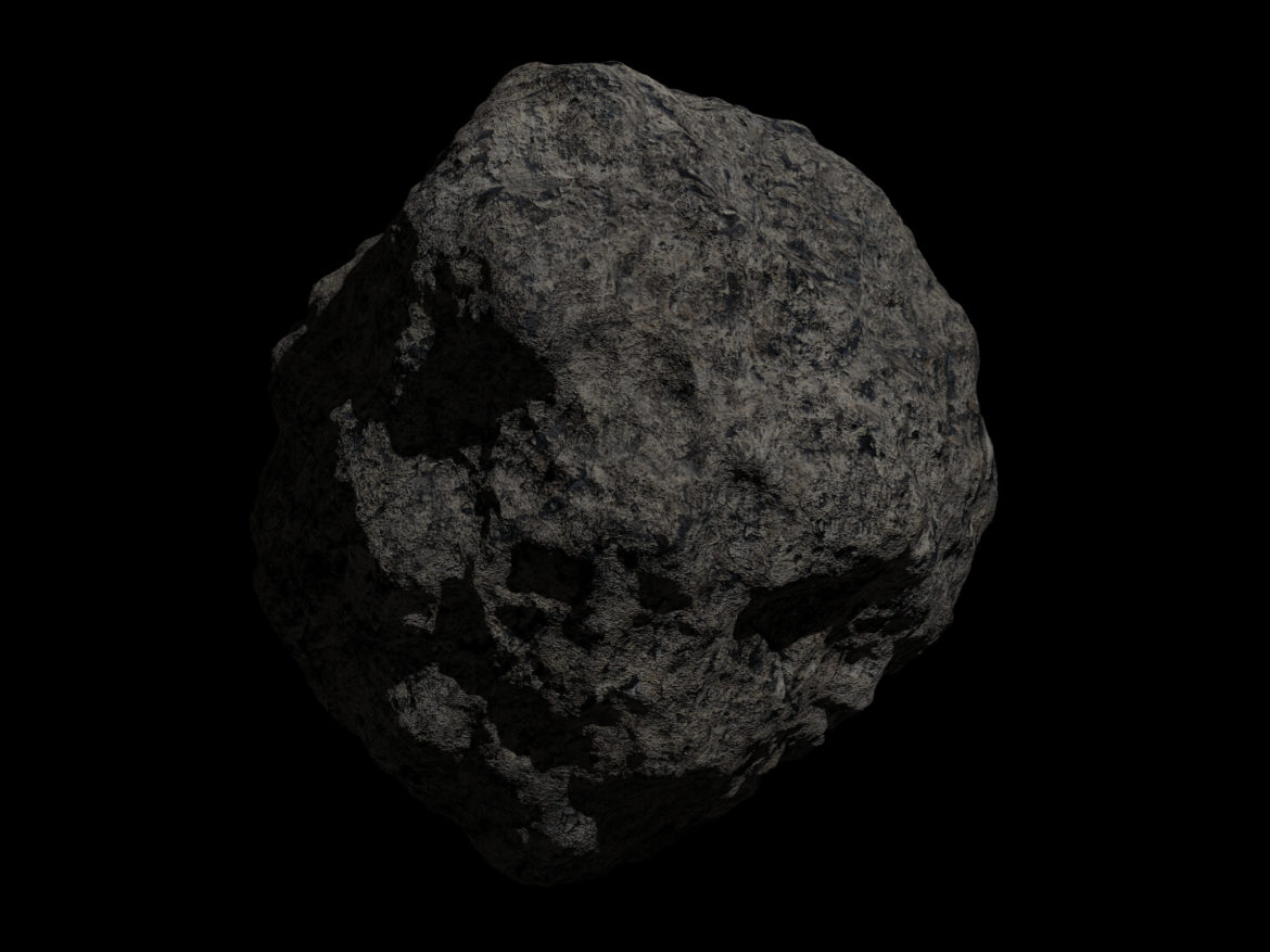 fantasy asteroid 2 3d model 3ds blend dae fbx obj 267193