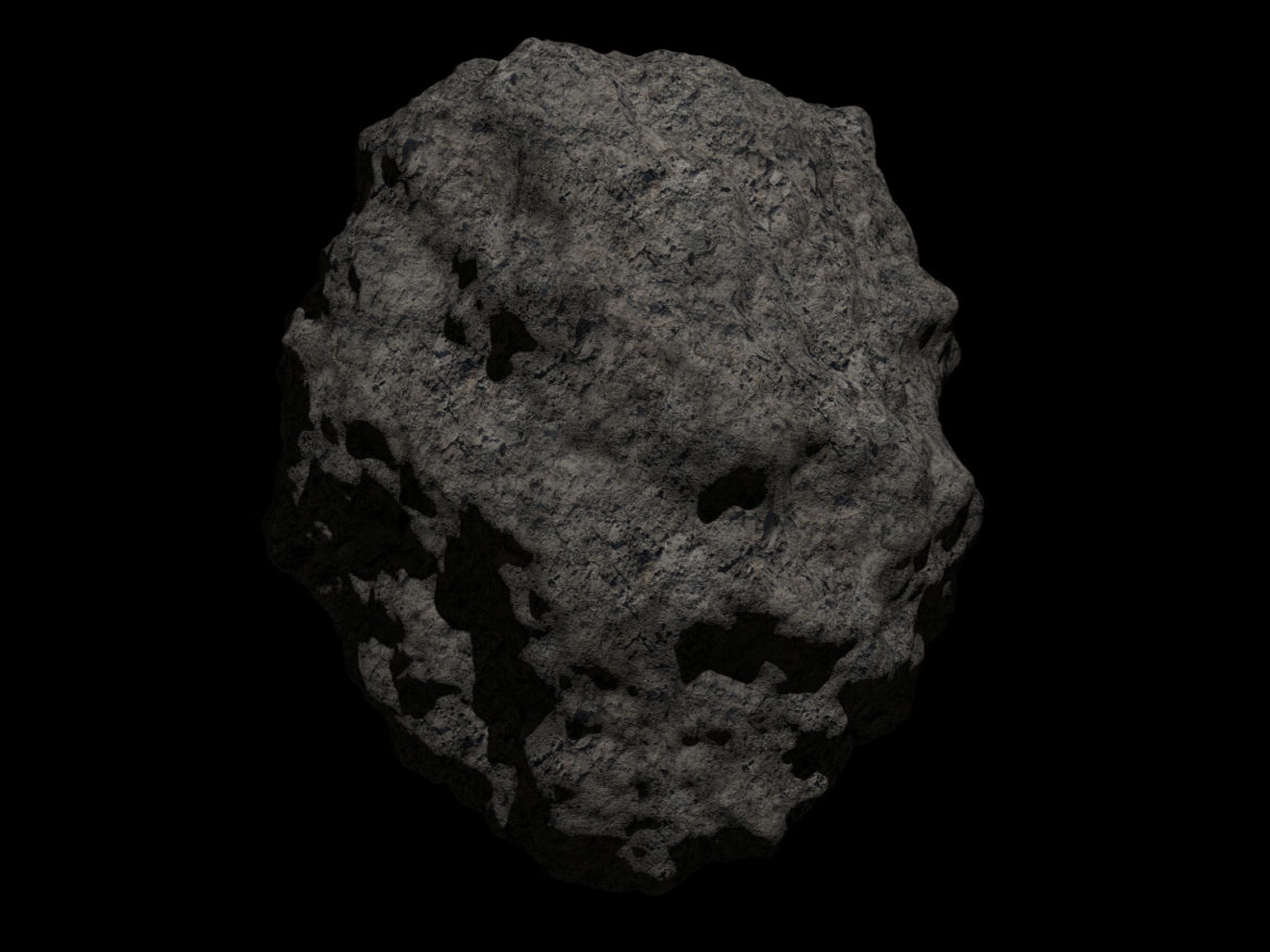 fantasy asteroid 2 3d model 3ds blend dae fbx obj 267194