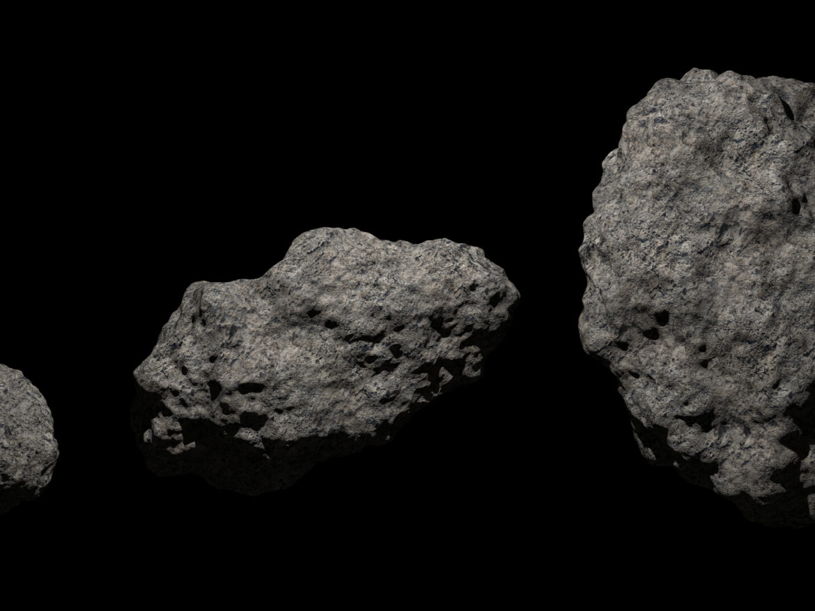 fantasy asteroid 2 3d model 3ds blend dae fbx obj 267195