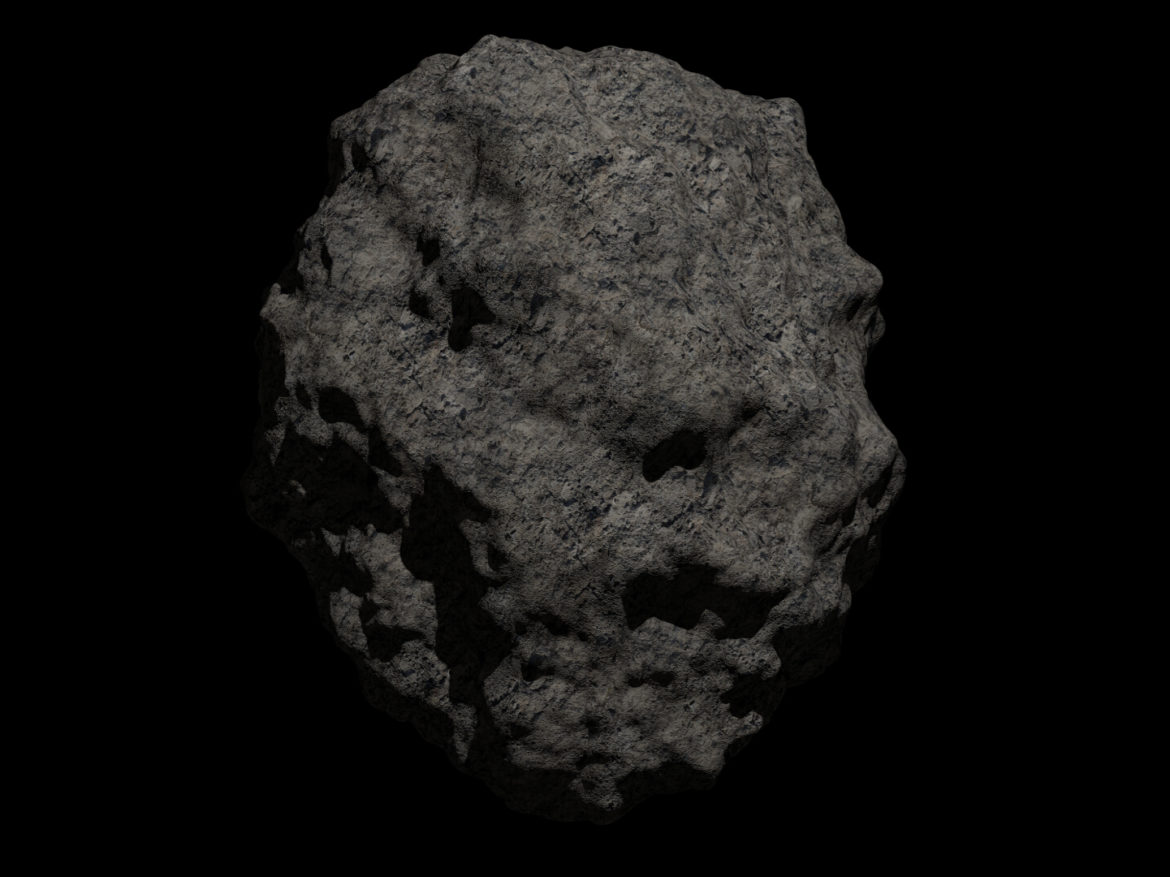 fantasy asteroid 2 3d model 3ds blend dae fbx obj 267196