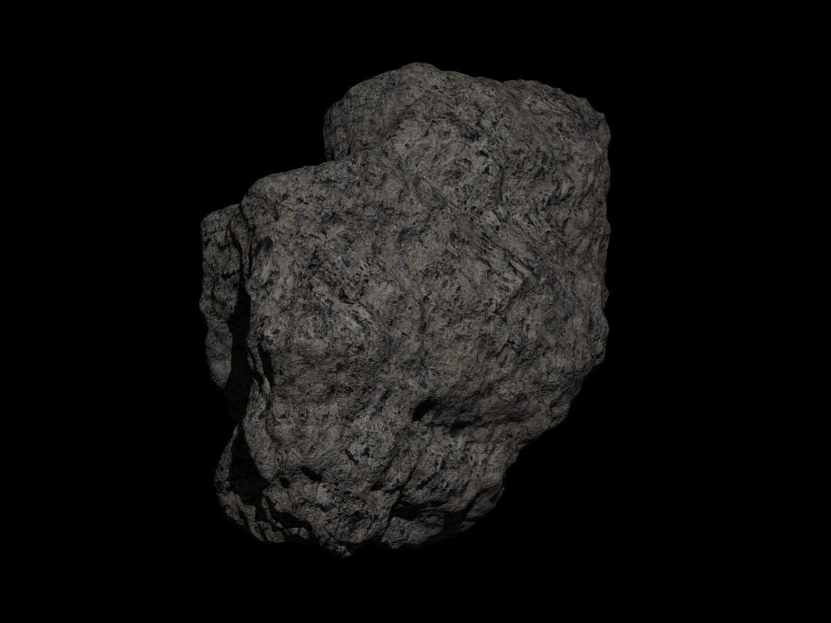 fantasy asteroid 2 3d model 3ds blend dae fbx obj 267197