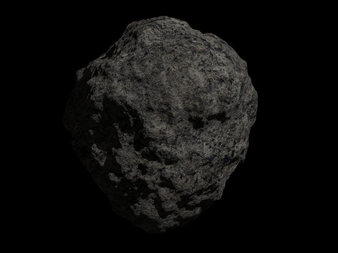 fantasy asteroid 2 3d model 3ds blend dae fbx obj 267198