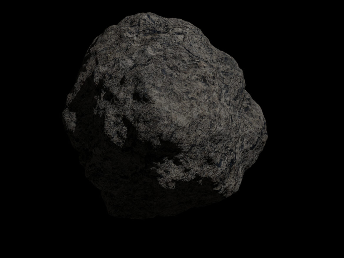 fantasy asteroid 2 3d model 3ds blend dae fbx obj 267199
