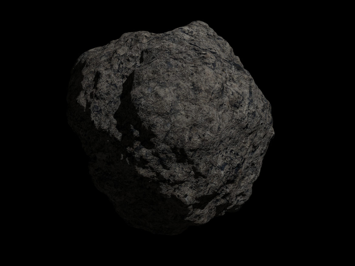 fantasy asteroid 2 3d model 3ds blend dae fbx obj 267201