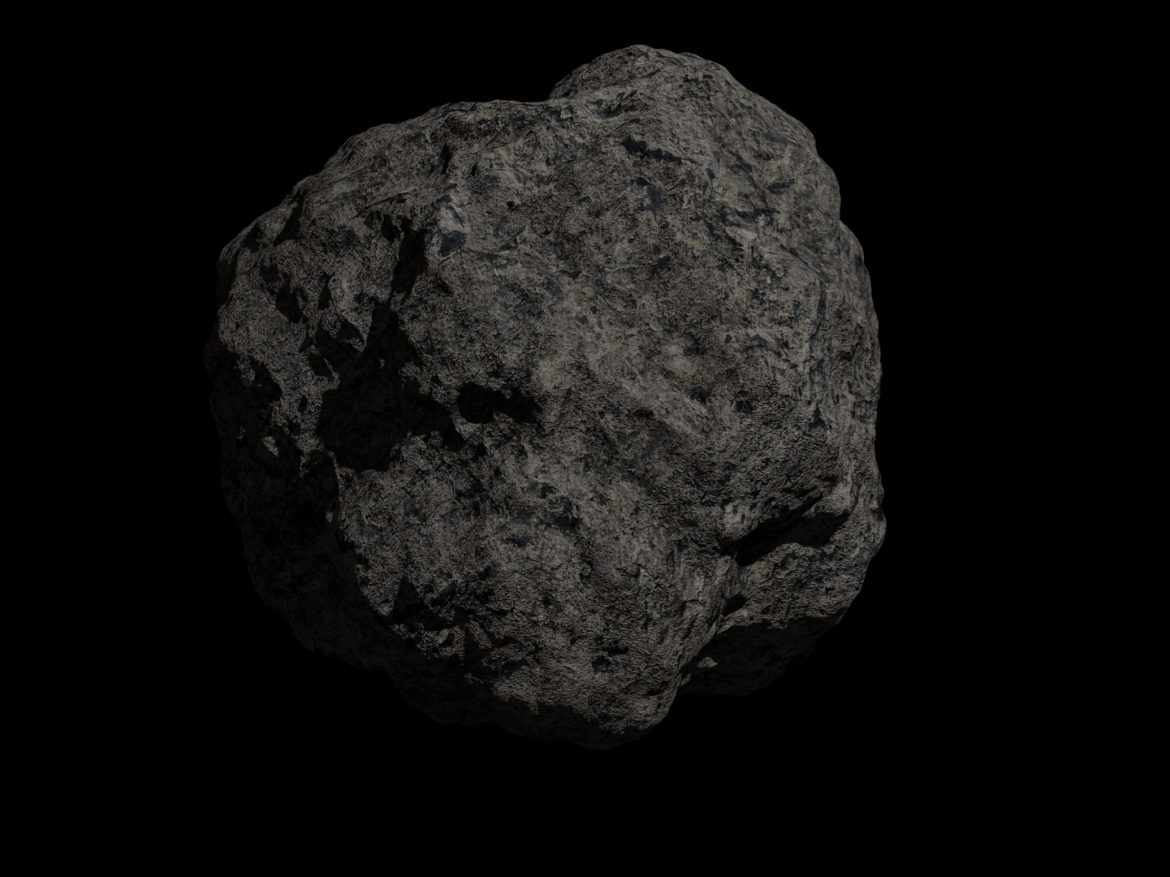 fantasy asteroid 2 3d model 3ds blend dae fbx obj 267202