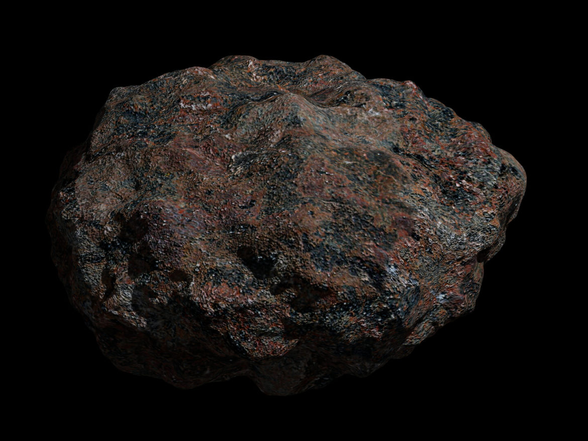 fantasy asteroid 3 3d model 3ds fbx dae obj 267322