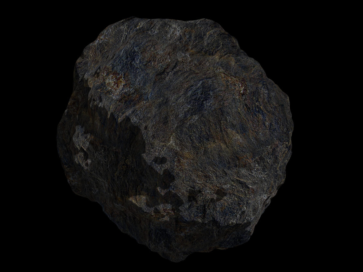 fantasy asteroid 4 3d model 3ds blend dae fbx obj 267356