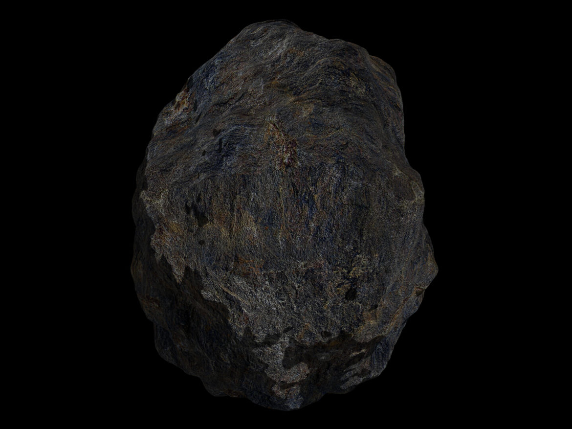 fantasy asteroid 4 3d model 3ds blend dae fbx obj 267357