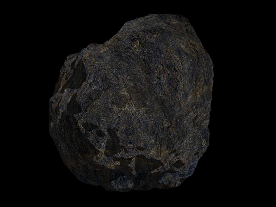 fantasy asteroid 4 3d model 3ds blend dae fbx obj 267358