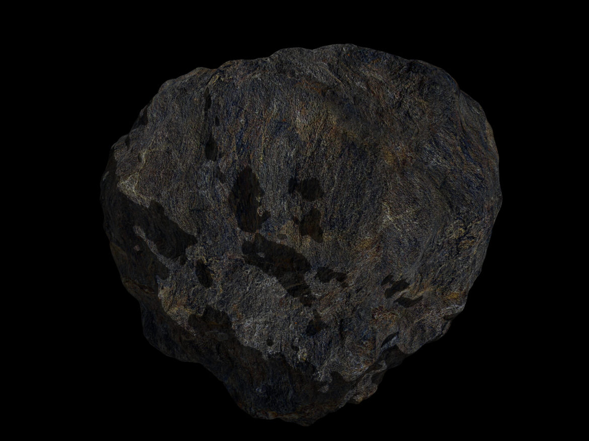 fantasy asteroid 4 3d model 3ds blend dae fbx obj 267359