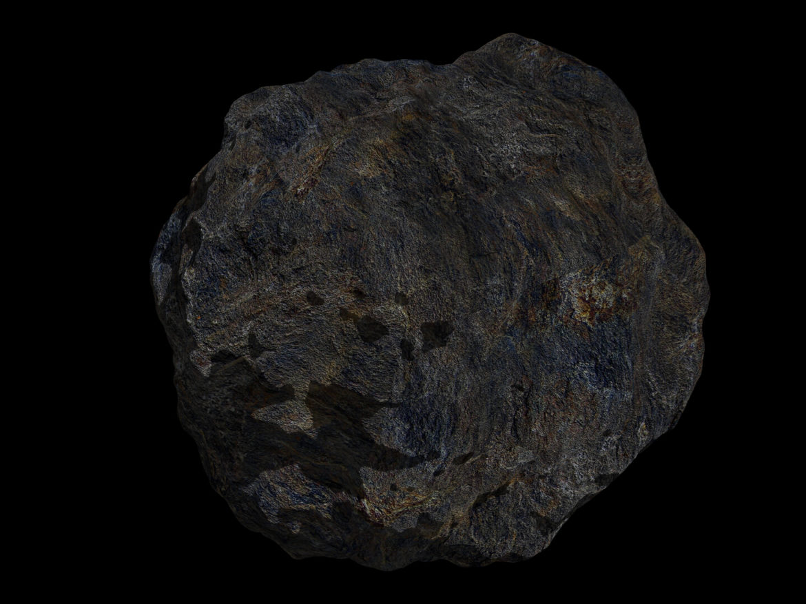 fantasy asteroid 4 3d model 3ds blend dae fbx obj 267360