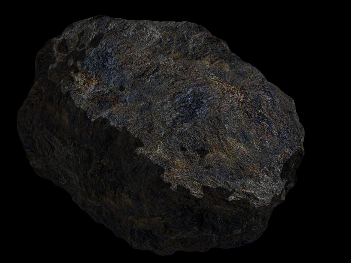 fantasy asteroid 4 3d model 3ds blend dae fbx obj 267363