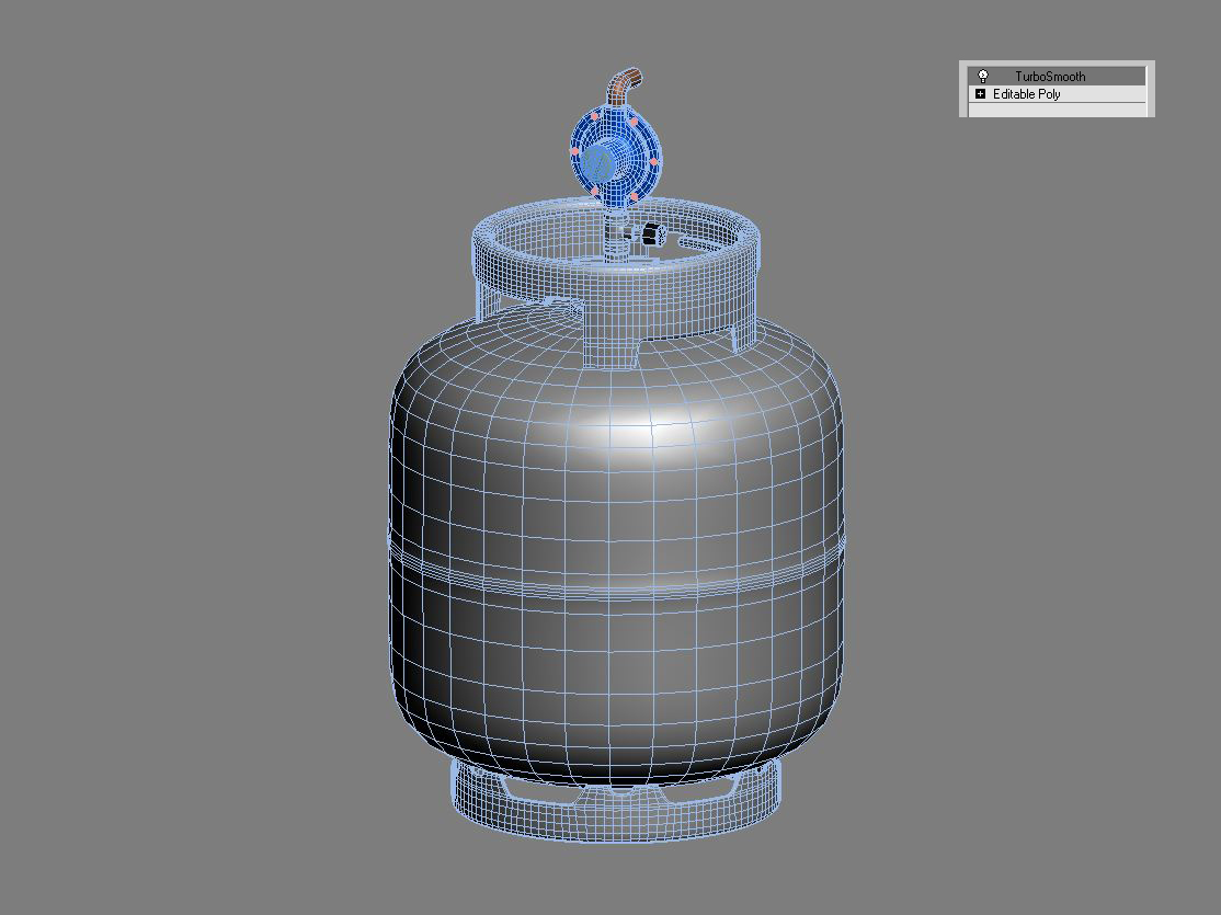 gas bottle with regulator 3d model max fbx c4d lxo  268068