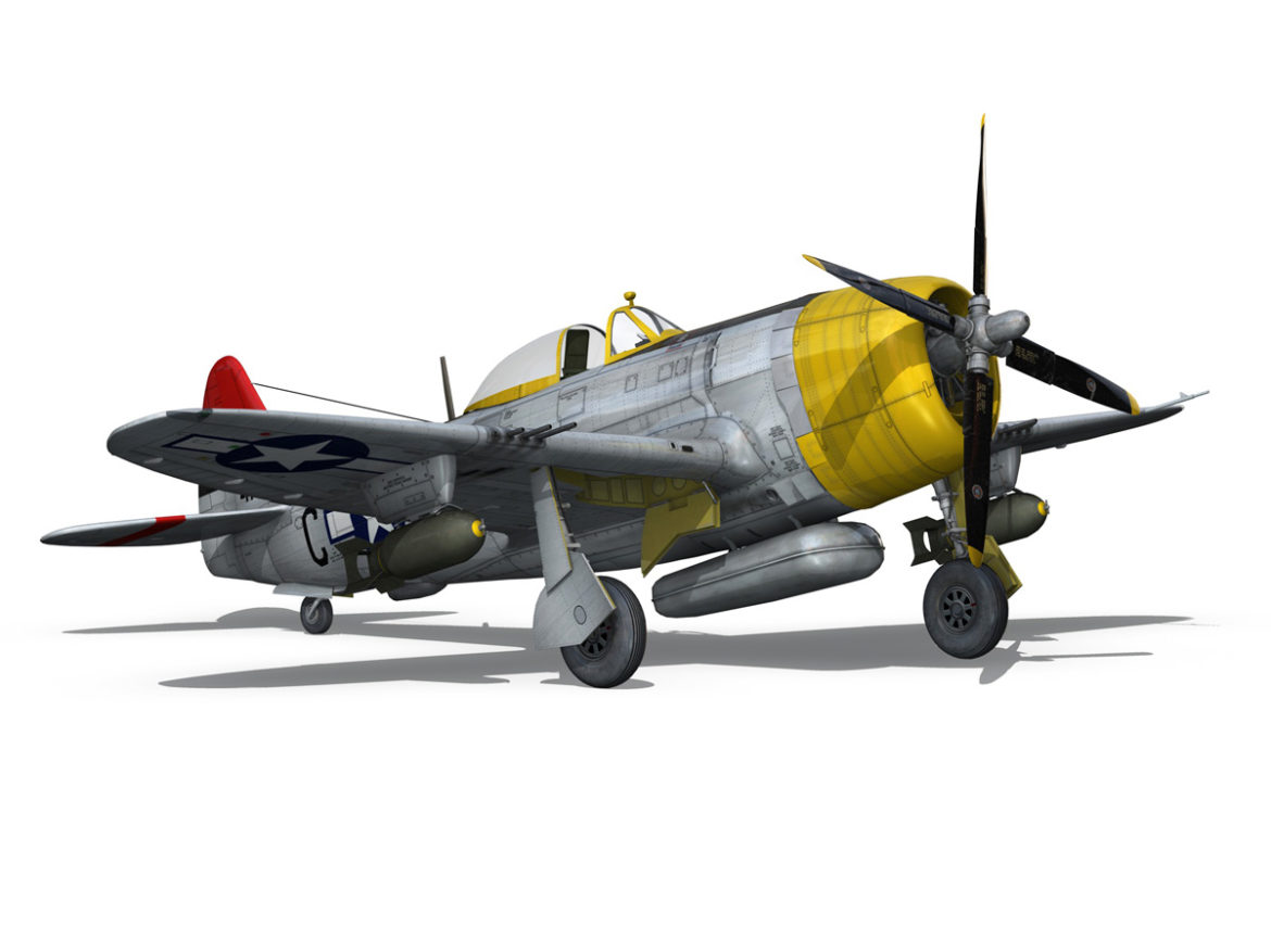 republic p-47d thunderbolt – chief seattle 3d model fbx c4d lwo obj 268213