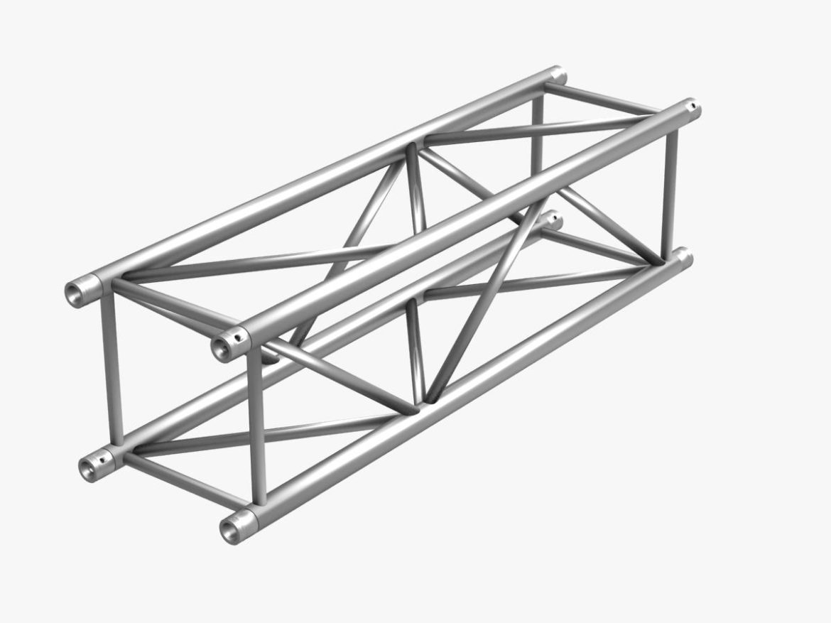 big square truss (collection 10 modular pieces) 3d model 3ds dxf fbx c4d dae  268548