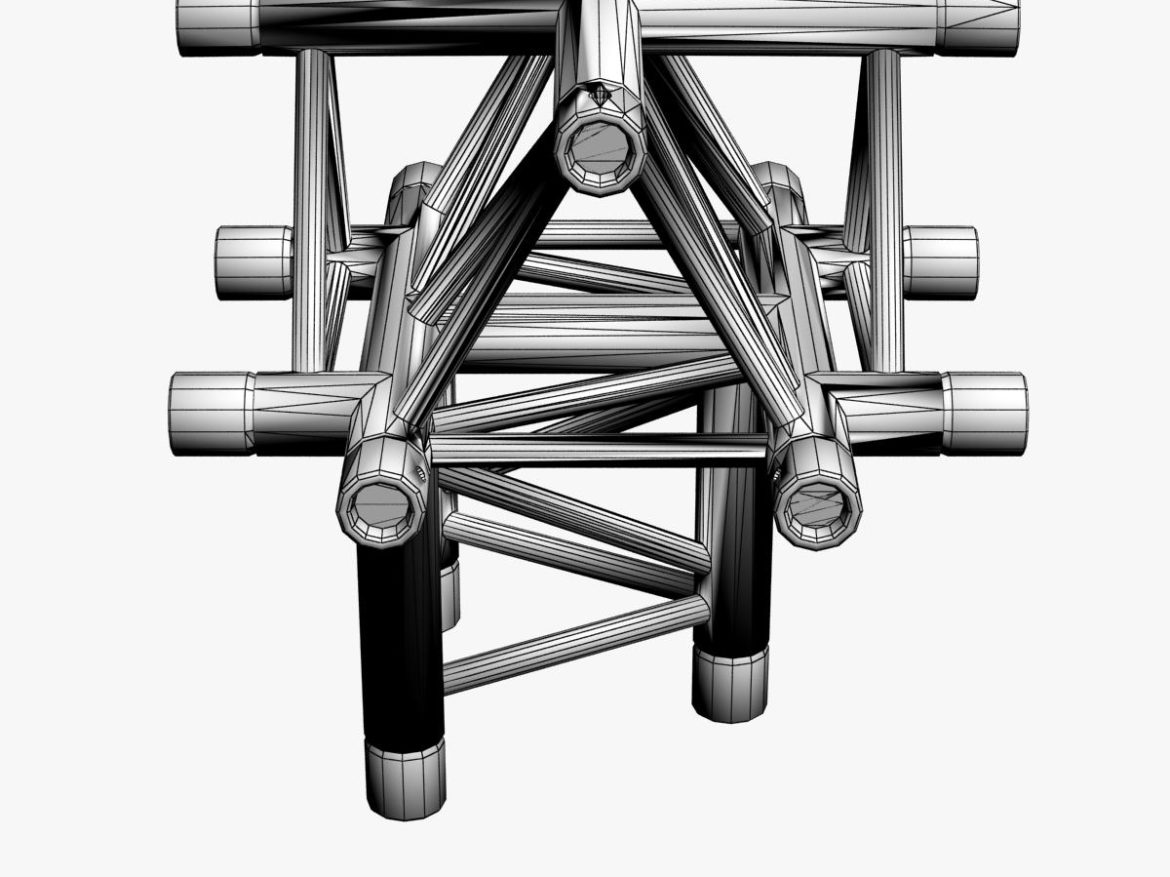 triangular truss standard (collection 41 modular) 3d model 3ds max dxf fbx c4d dae other  obj 268617