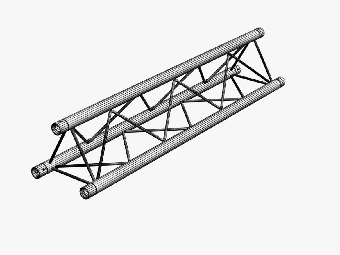 mini triangular truss (collection 14 modular) 3d model 3ds max dxf fbx c4d dae  obj 268664