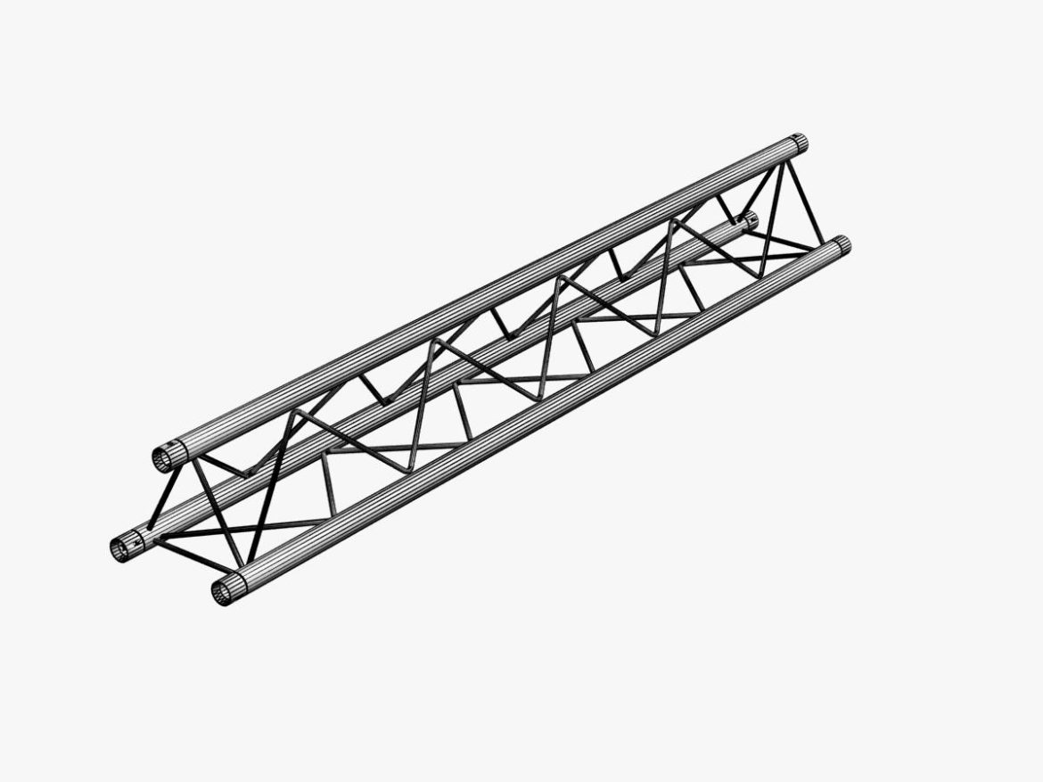 mini triangular truss (collection 14 modular) 3d model 3ds max dxf fbx c4d dae  obj 268666