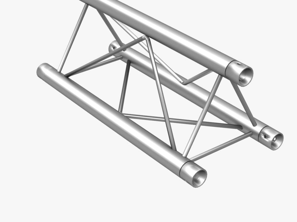mini triangular truss straight segment 111 3d model 3ds max dxf fbx c4d  obj other 268879