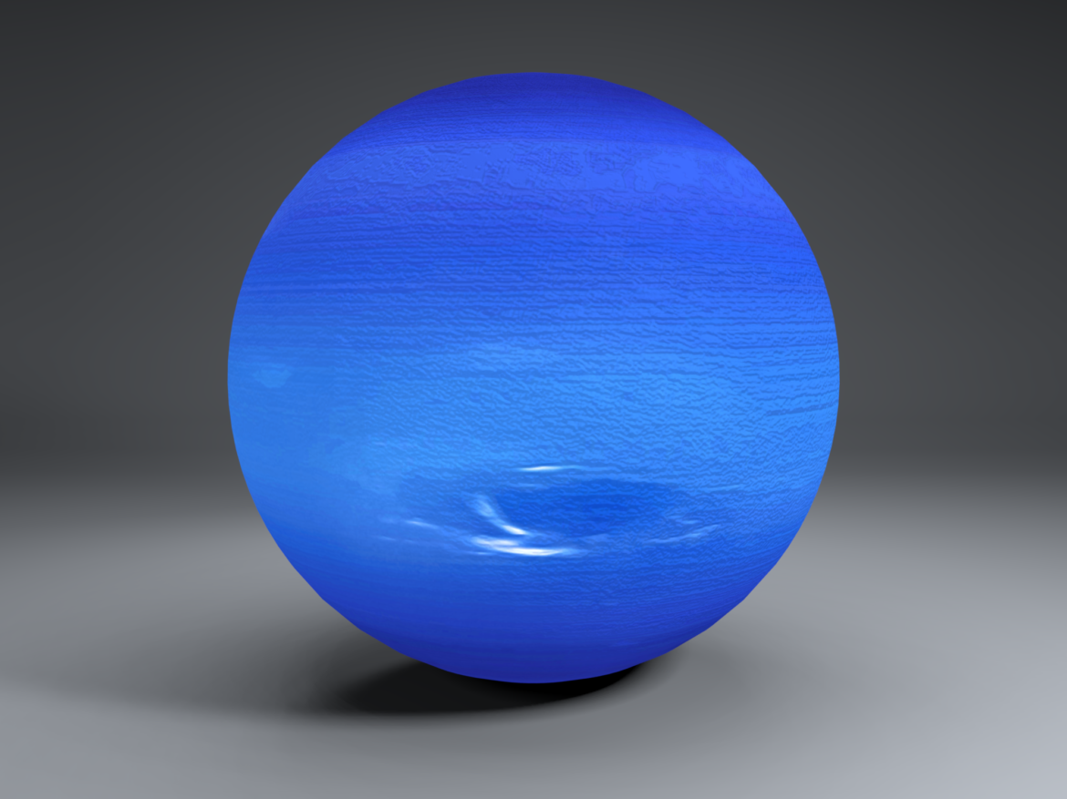 neptune 2k globe 3d model 3ds fbx blend dae obj 269170