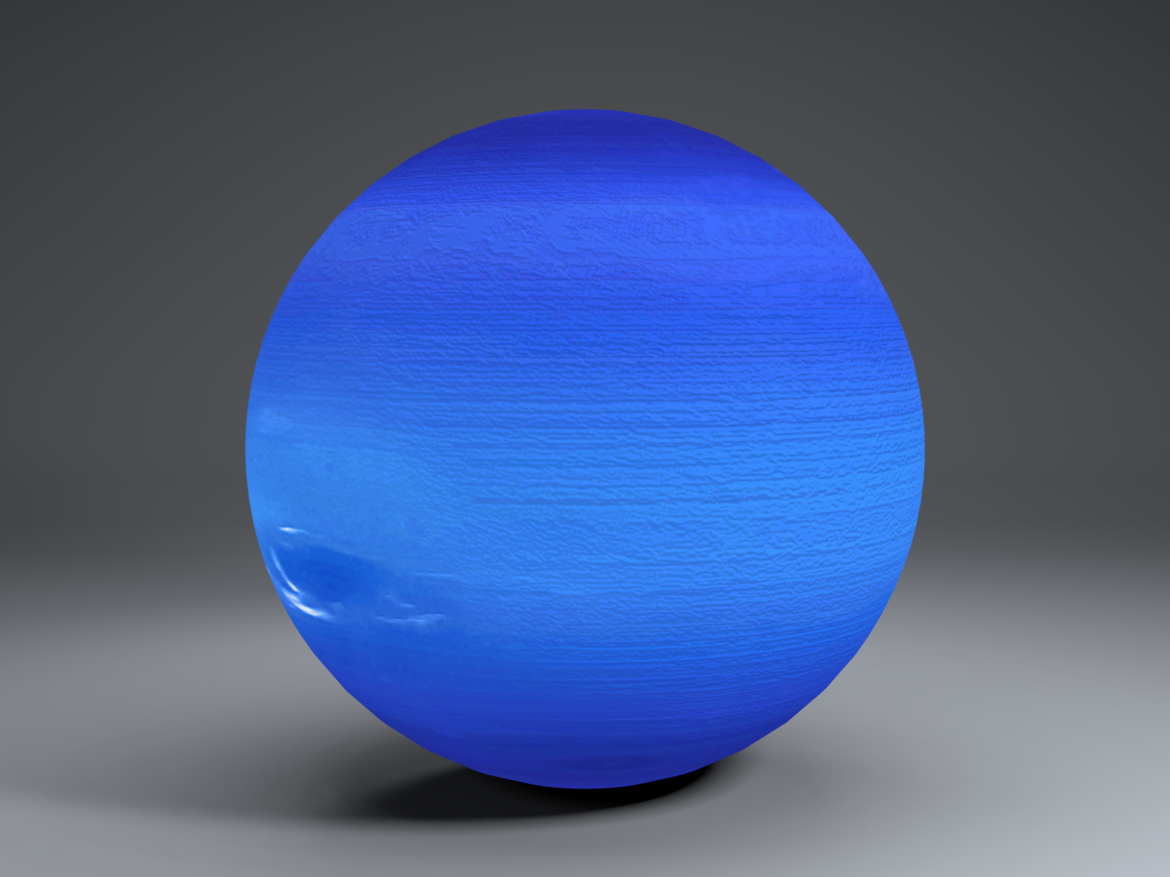 neptune 2k globe 3d model 3ds fbx blend dae obj 269172