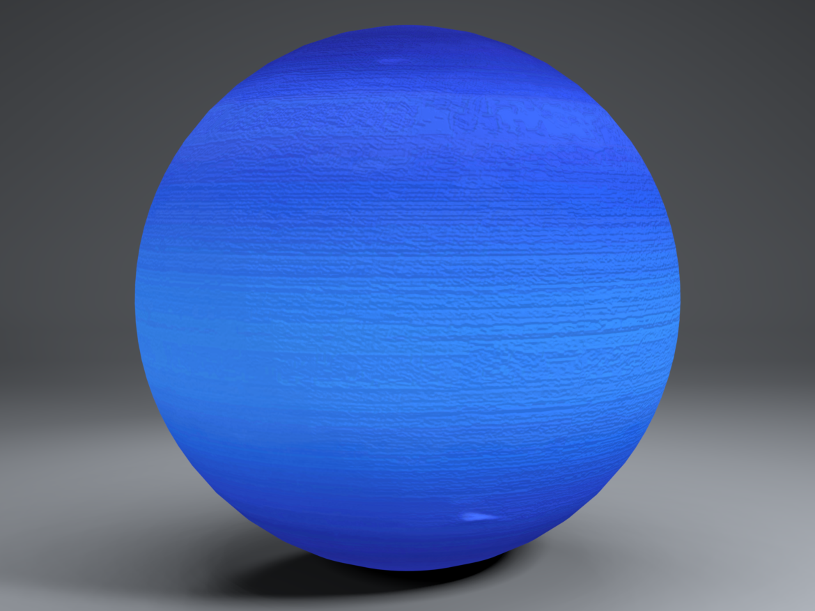 neptune 2k globe 3d model 3ds fbx blend dae obj 269173