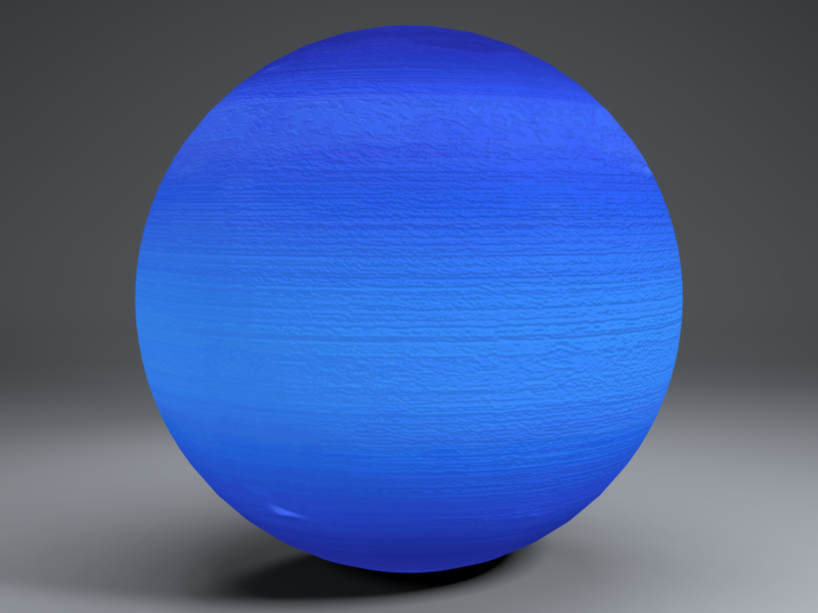 neptune 2k globe 3d model 3ds fbx blend dae obj 269174