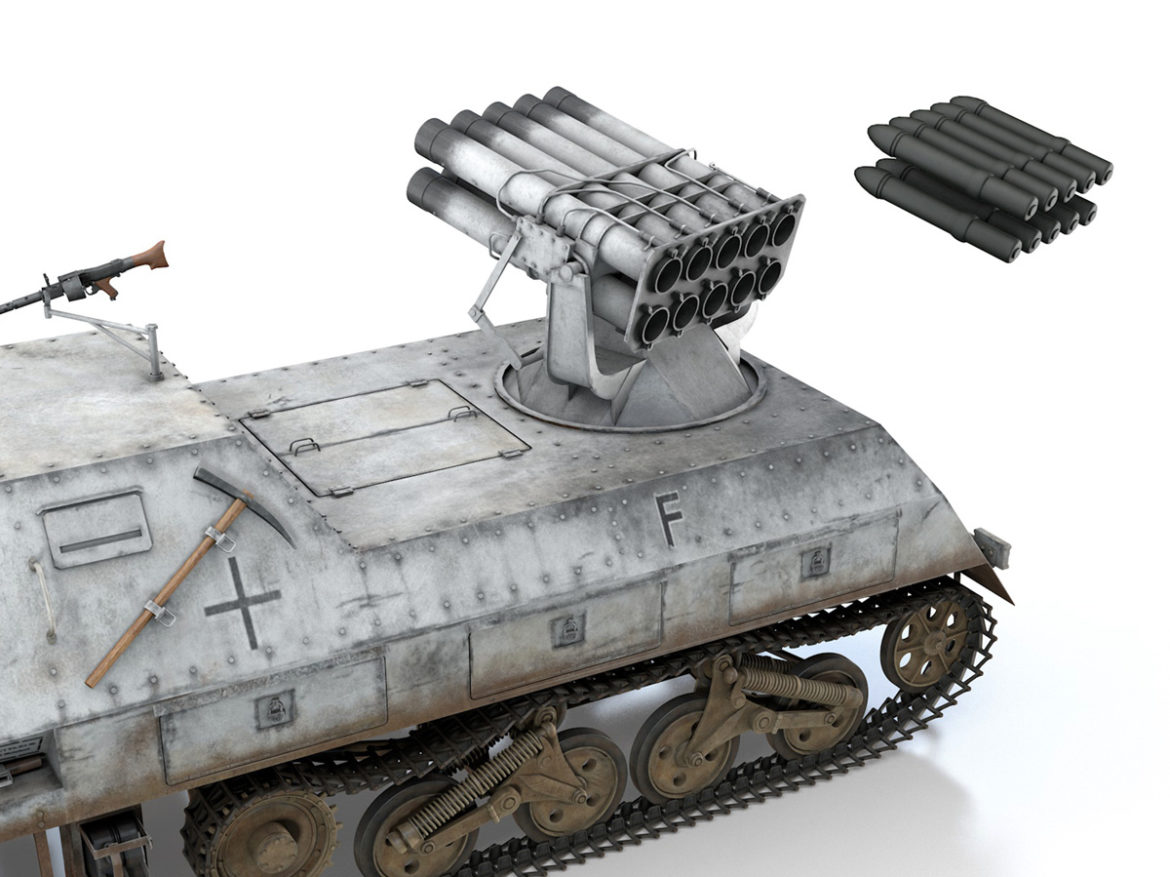 sdkfz 4/1 – panzerwerfer 42 – wa11 3d model 3ds fbx c4d lwo obj 269355