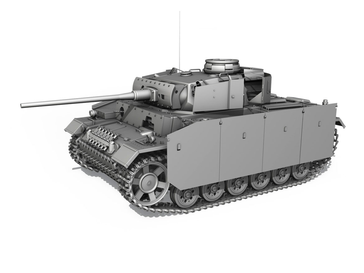 pzkpfw iii – panzer 3 – ausf.m – 413 3d model 3ds c4d lwo obj 269376